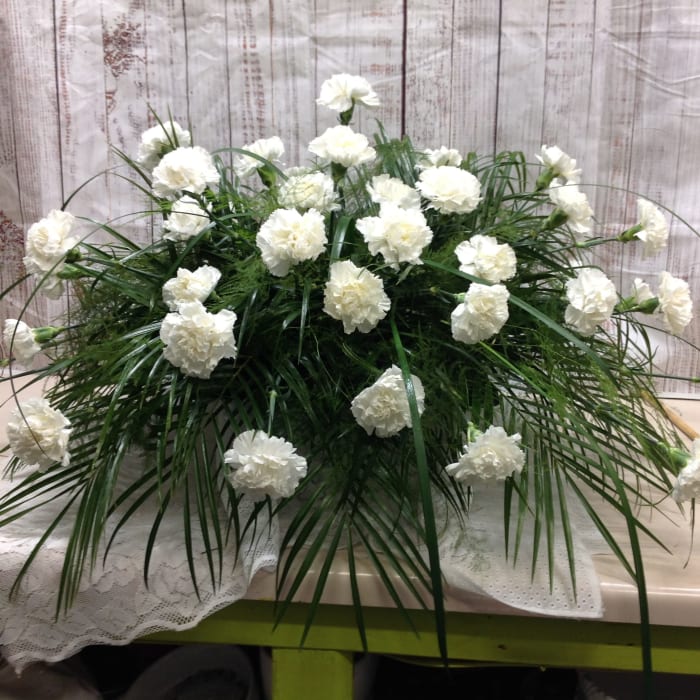 White Floral spray
