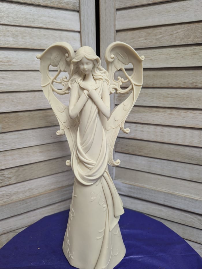 Ivory Angel Statue