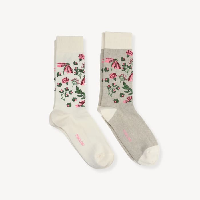 Wildflower Pima Socks - 2/Pack(S/M)