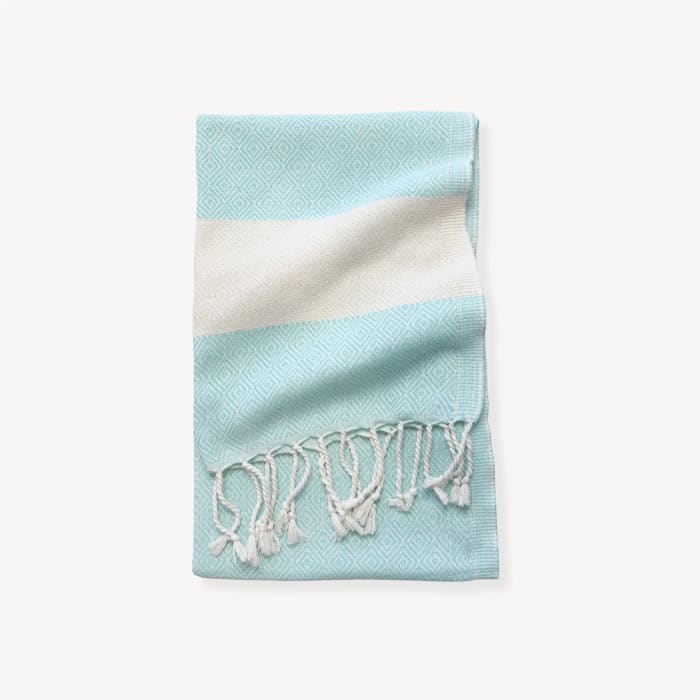 Diamond Hand Towel - Blue Oasis