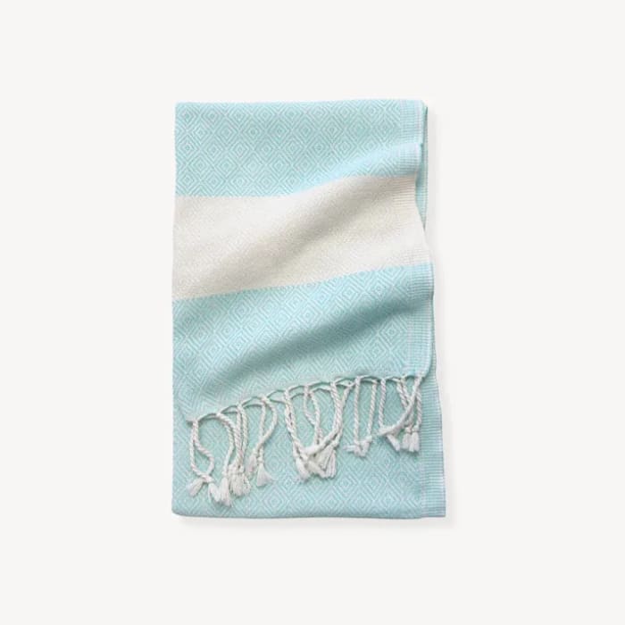 Diamond Towel - Blue Oasis