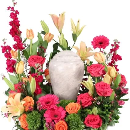 Embrace Urn Cremation Flowers