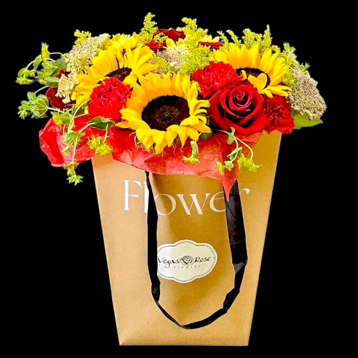 GIFT BAG SUN FLOWERS