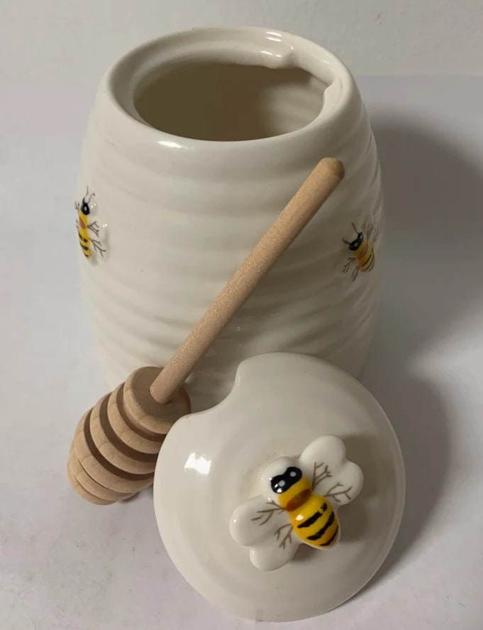 Beehive Honey Pot