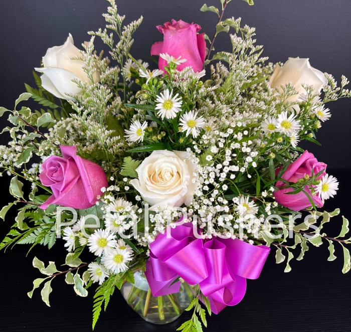 Mix Purple and white