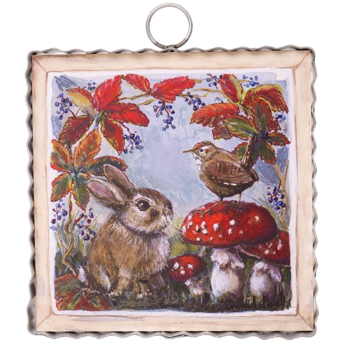 Mini Gallery Mushrooms & Bunny