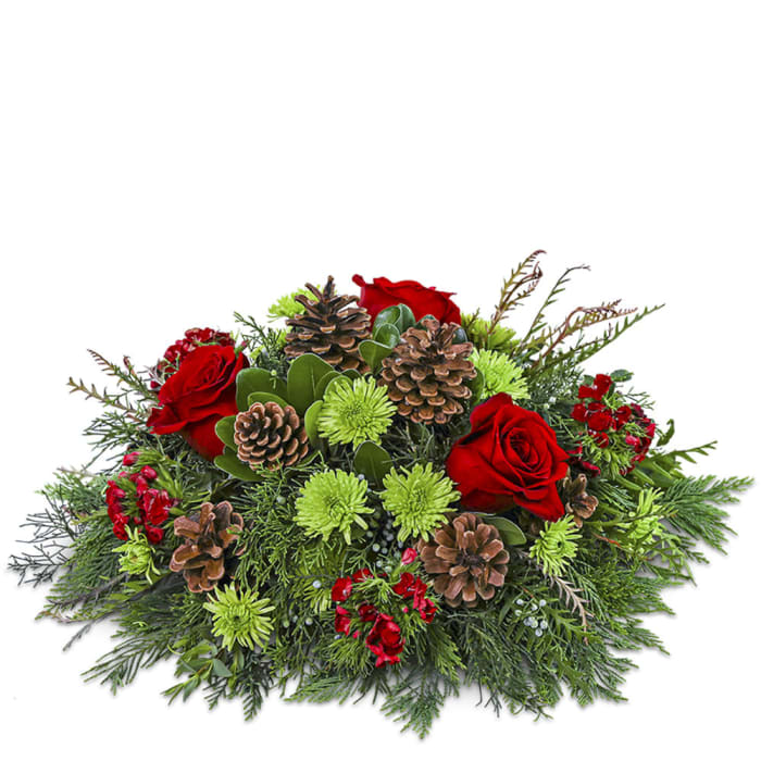 Rosy Alpine Centerpiece