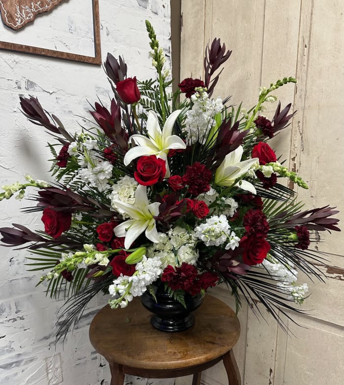 Gamecock Urn Arrangment