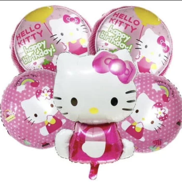 Hello Kitty Happy Birthday Balloon Bouquet