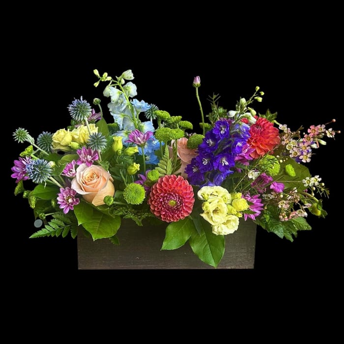Bright Garden Wood Box