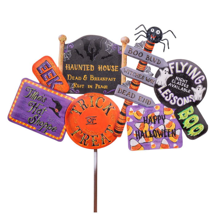 Pile of Halloween Signs