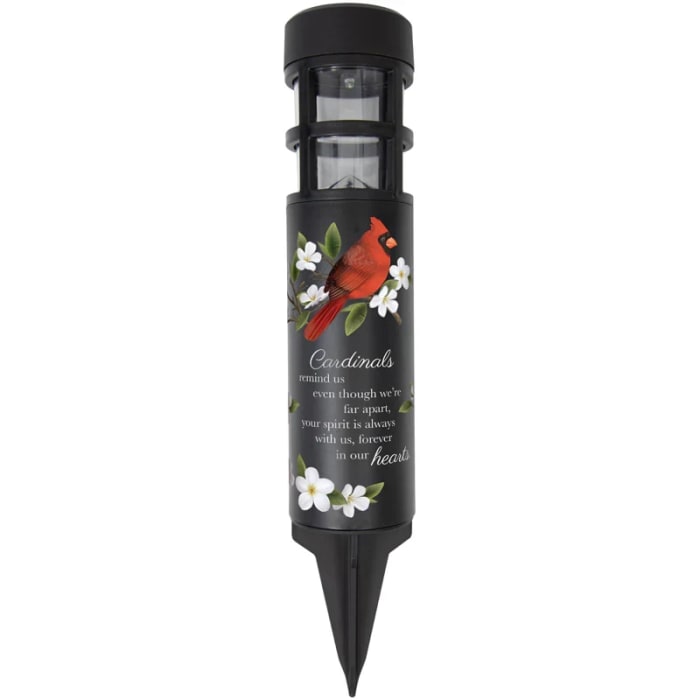 15" Memorial Solar Garden Art Stake