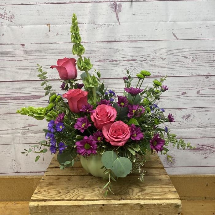 Funky Pumpkin Arrangement