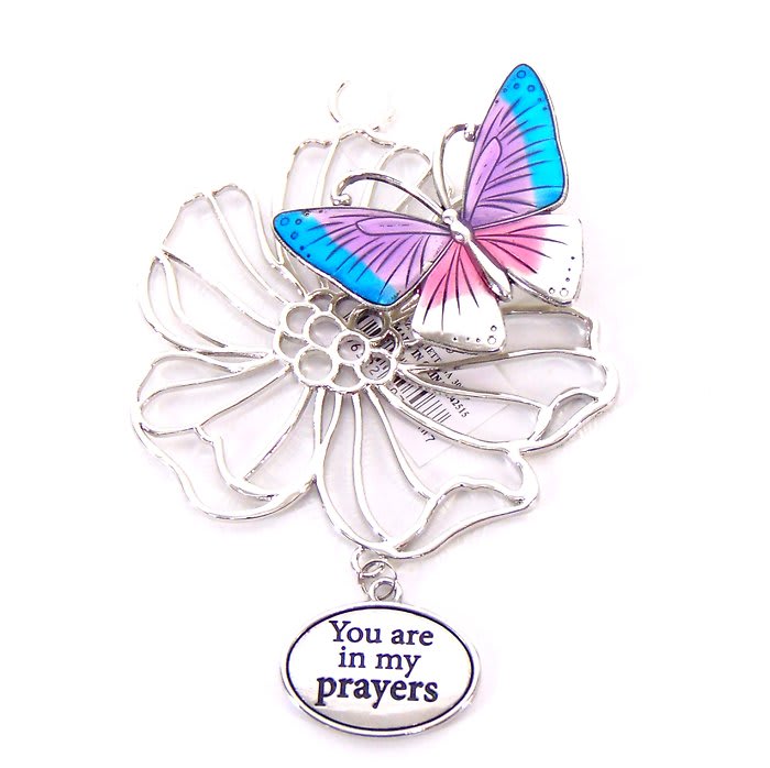 You are in my Prayers, Butterfly Ornament