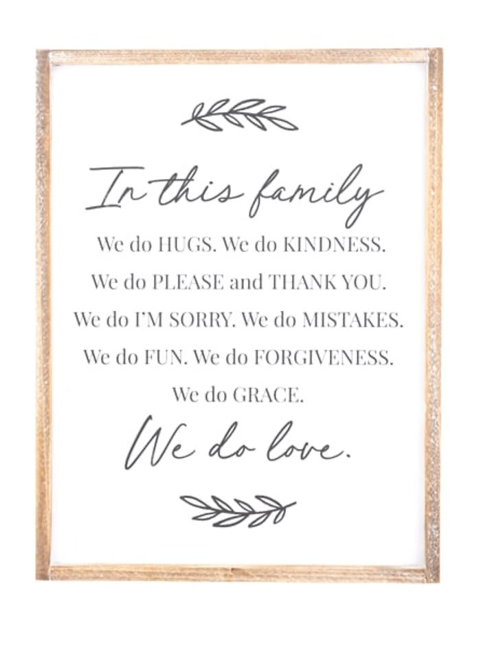 In this Family Wall Decor