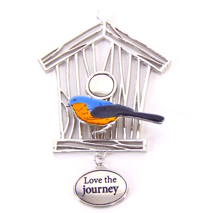 Love the Journey Birdhouse Ornament