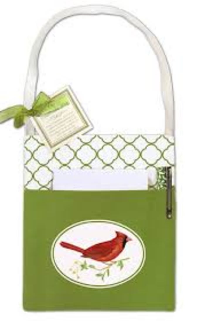 Gratitude Bag, Pen, Note Pad - Cardinal