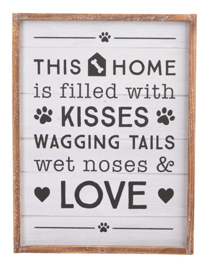Dog Kisses Wall Decor