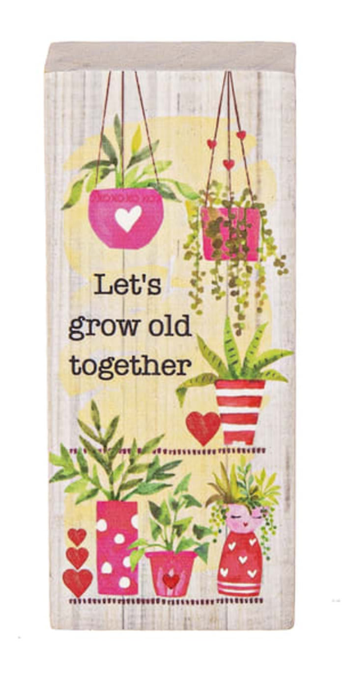 Let's Grow Old Together.-Message Block