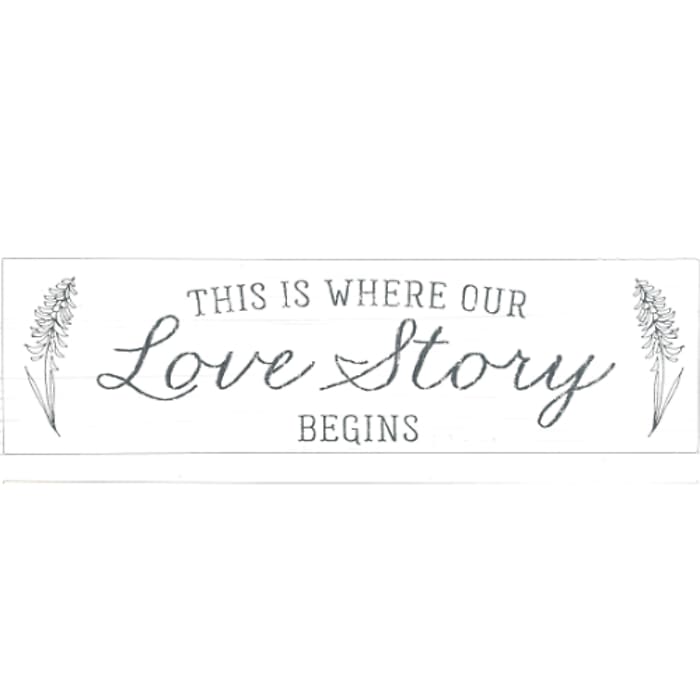 This is Where our Love Story Begins, Wall Decor