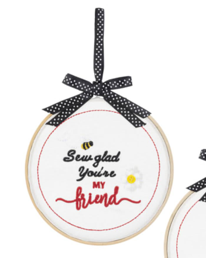 Sew Glad You're My Friend Wall Hang
