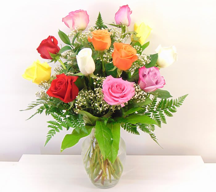 Rainbow Roses