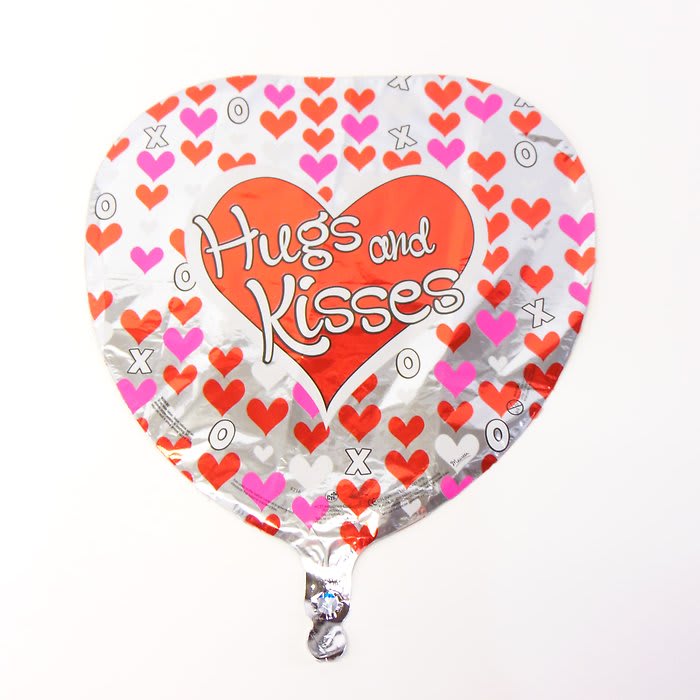 Hugs n' Kisses Heart Mylar Balloon