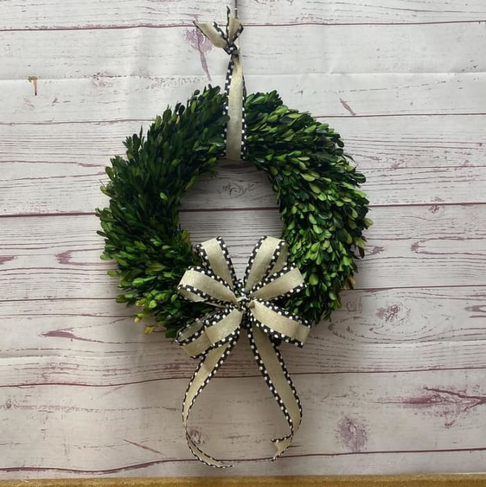 Preserved Boxwood Wreath