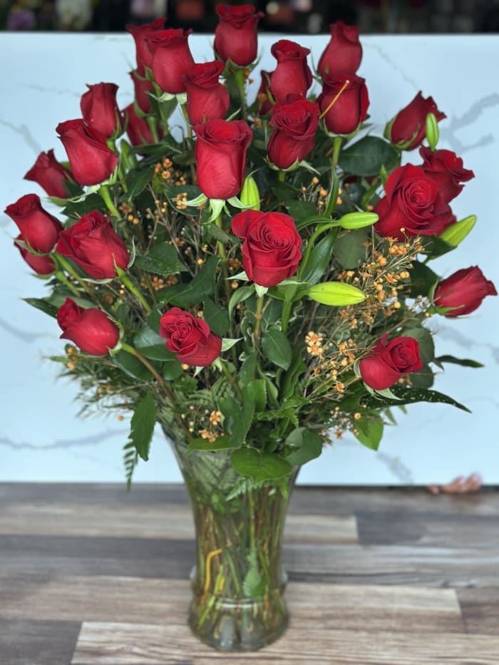 36 Rose Vase