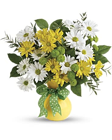 Teleflora’s Daisies And Dots