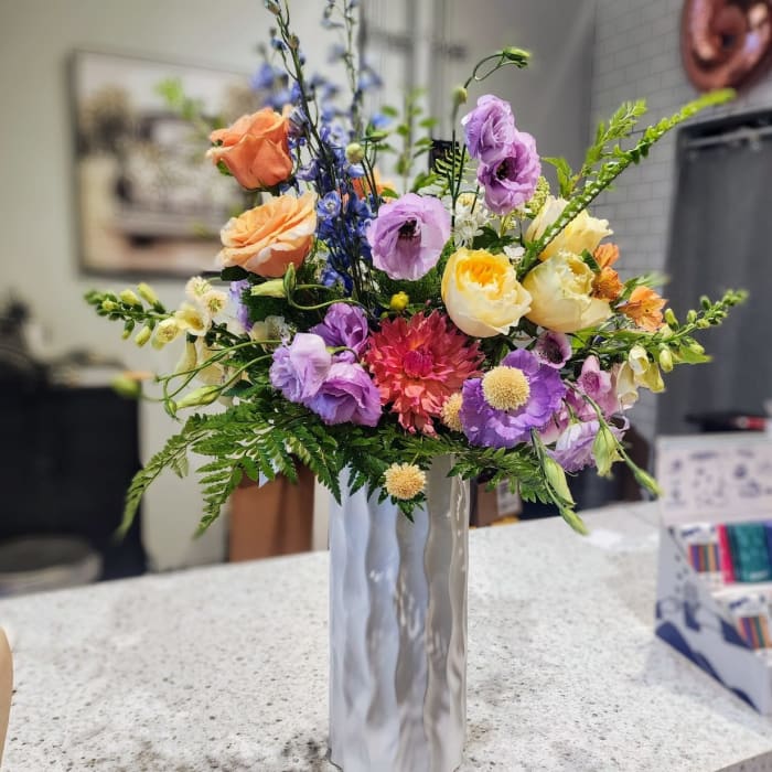 Traditional Style, Bright, Regal Arrangement