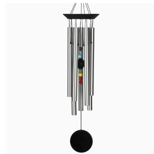 Woodstock Chakra Chime™ - Seven Stones, Large, Black