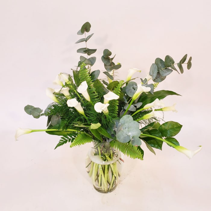 WHITE CALLA LILIES