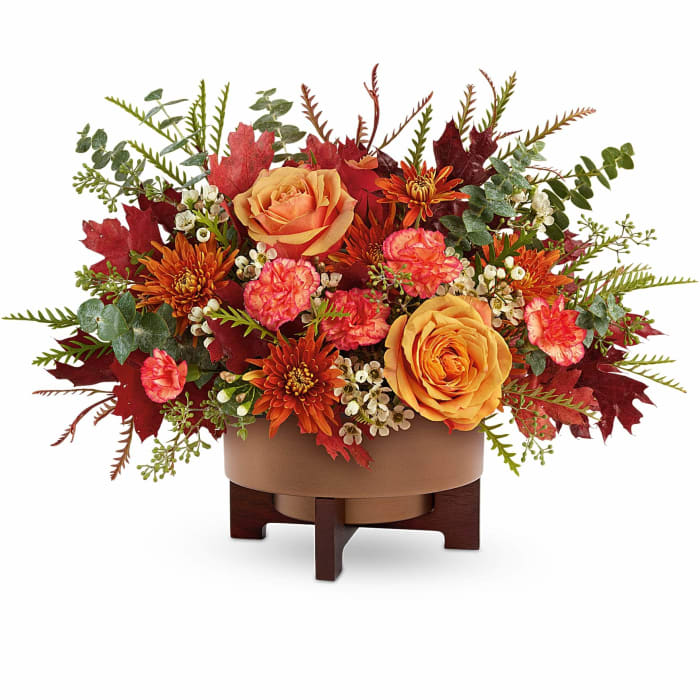 Modern Copper Centerpiece