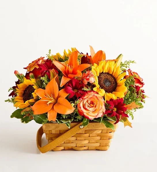 Fields of Europe Fall Basket