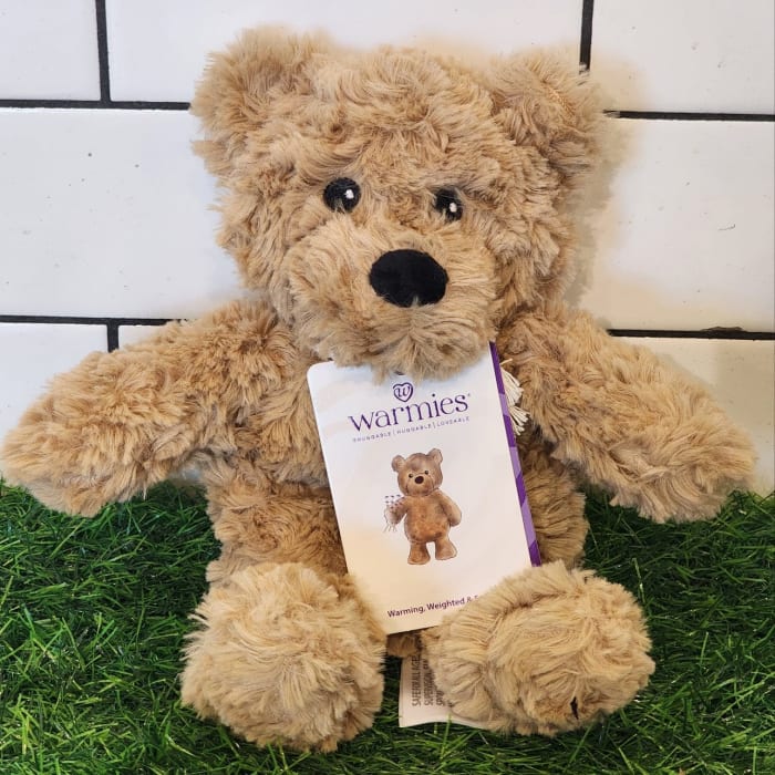 Warmies Brown Curly Bear
