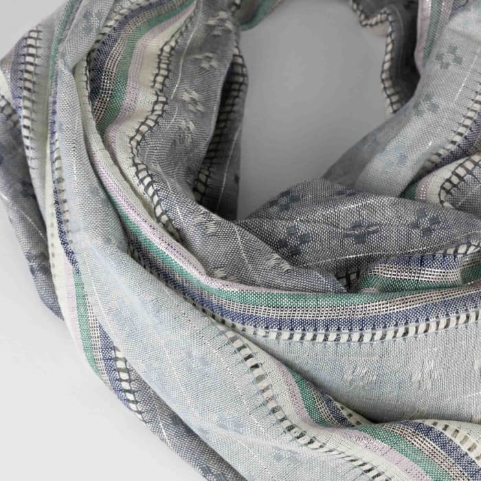 Ocean Days Striped Scarf