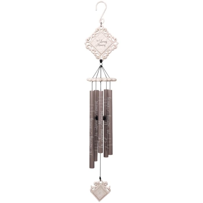 In Loving Memory 35" Vintage Rose Gold Wind Chime