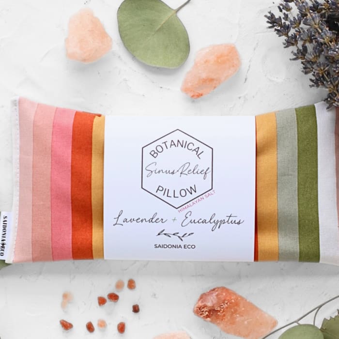 Sinus Relief Pillow – Eucalyptus ? Lavender + Himalayan Salt