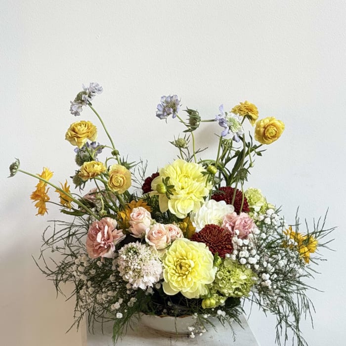 Floral Serving Plate
