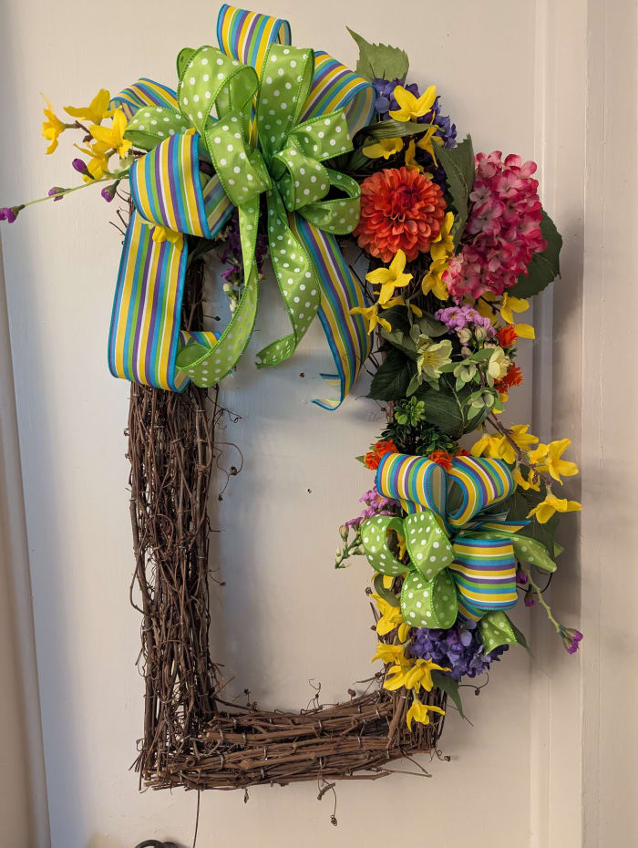 Contemporary Square Wreath