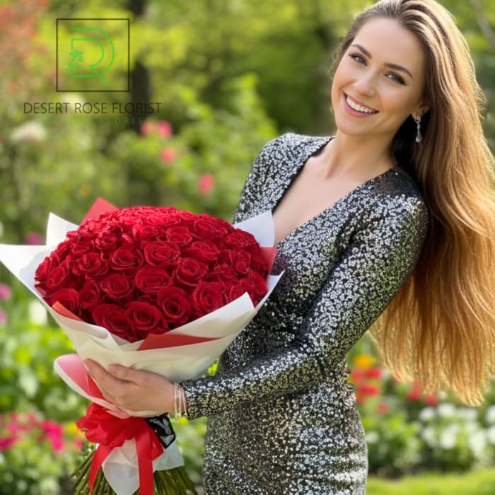Fifty Rose Bouquet