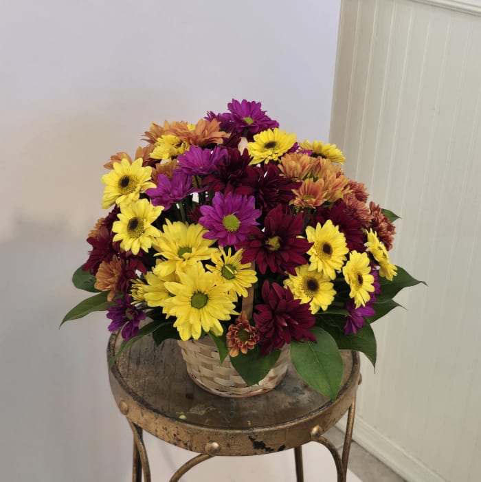 FALL DAISY BASKET