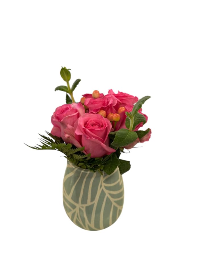 Blushing Blooms No Spill Vase