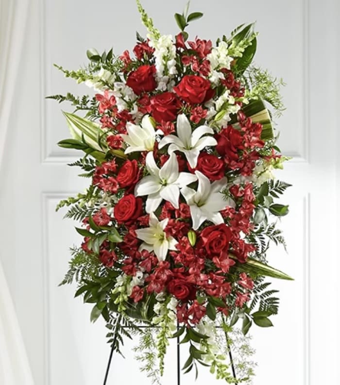 Eternal Flame Tribute Standing Spray