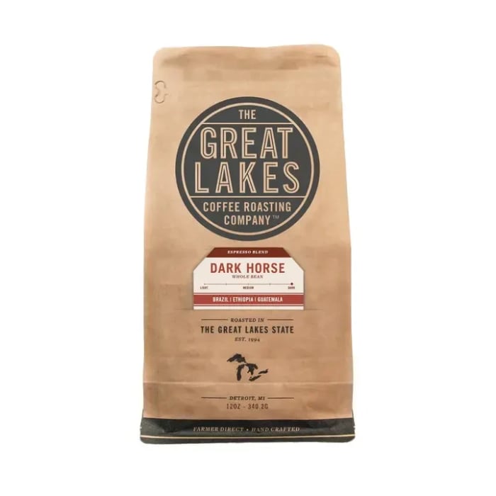 The Great Lakes Coffee Dark Horse Espresso Blend