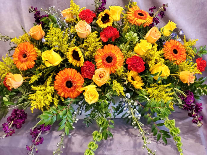 Celebration of Life Casket Spray