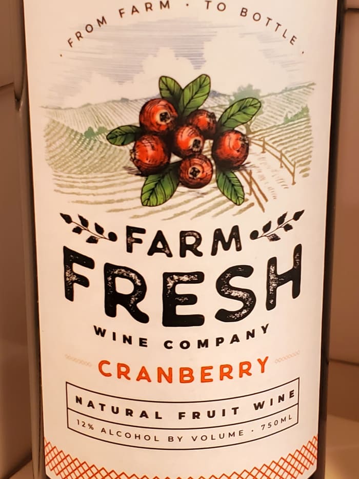 Farm Fresh Wine Company Cranberry Wine