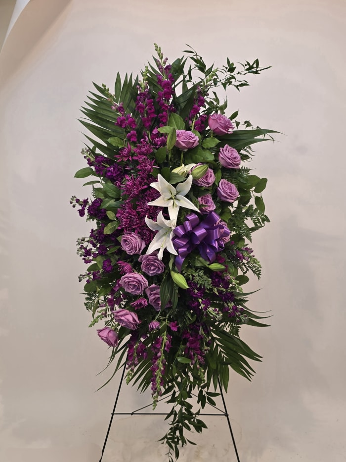 PURPLE GARDEN STANDING SPRAY