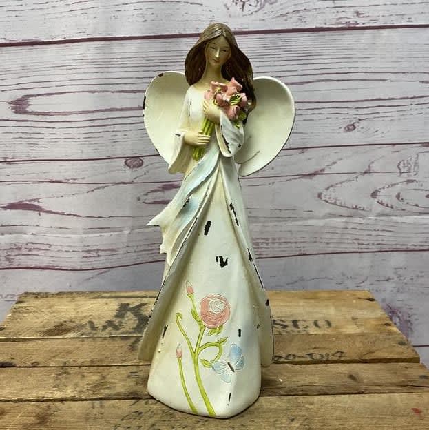 Angel with Floral Skirt